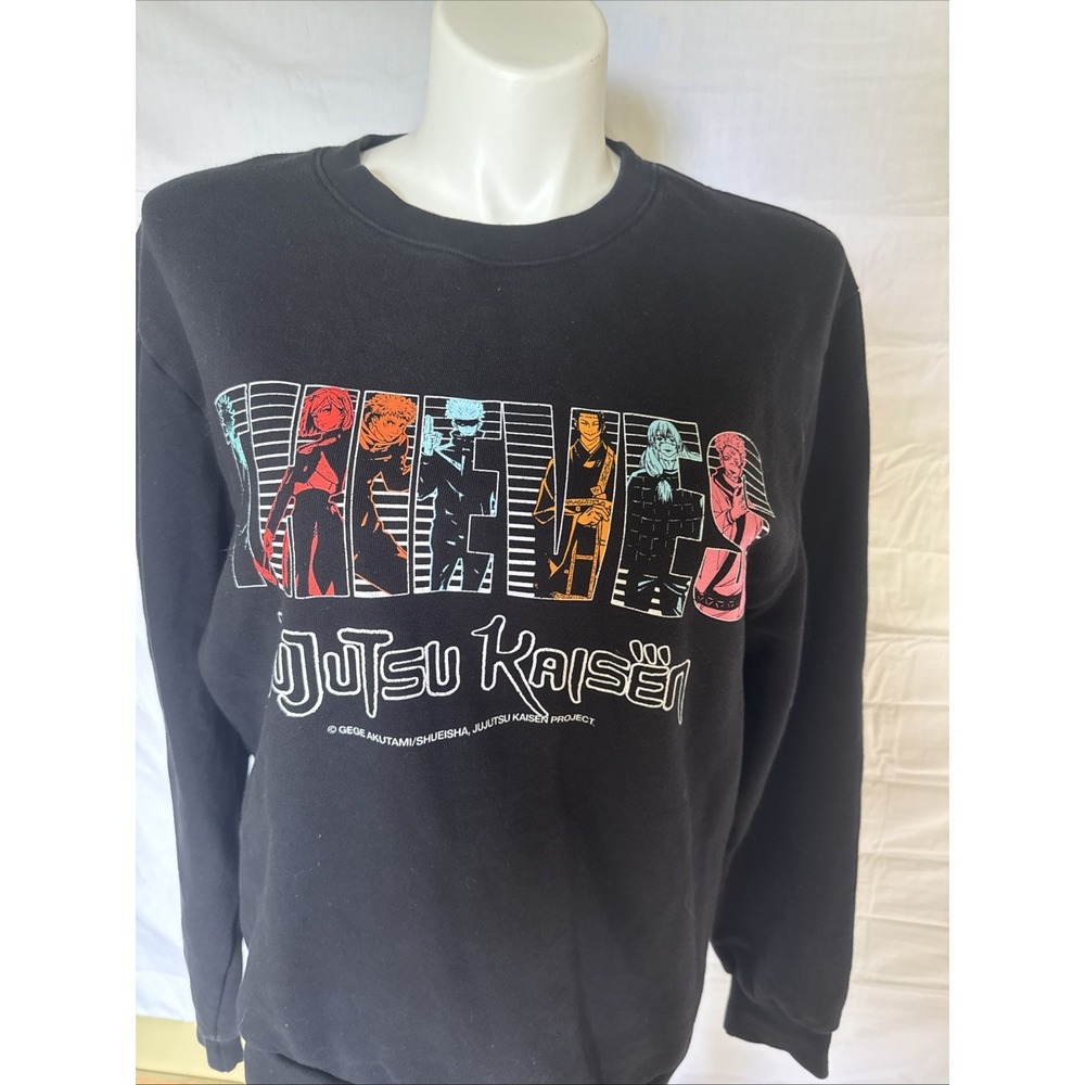 100 Thieves x Jujitsu Kaisen Sweatshirt Men's M Everyone Crewneck Pullover